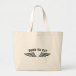 Llevado volar las alas bolsas