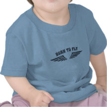 Llevado volar las alas camisetas