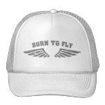 Llevado volar las alas gorras de camionero