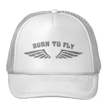 Llevado volar las alas gorras de camionero