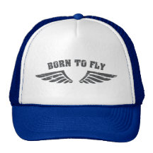Llevado volar las alas gorras de camionero
