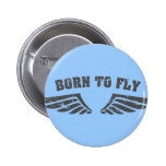 Llevado volar las alas pin
