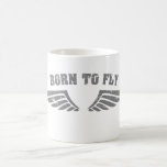 Llevado volar las alas tazas de café