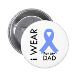 Llevo azul claro para mi papá - cáncer de próstata pin