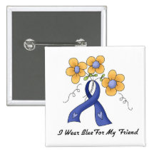 Llevo el azul para mi amigo pins
