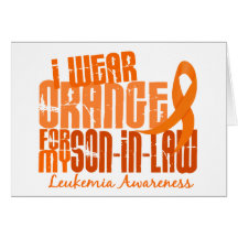 Llevo el naranja para mi leucemia del yerno 6,4 felicitaciones