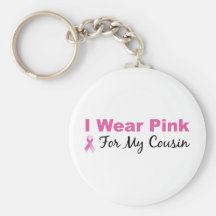 Llevo el rosa para mi primo llavero personalizado