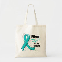 Llevo el trullo para mi nieta - cáncer ovárico bolsas de mano