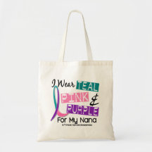 Llevo la cinta de la tiroides para mi Nana 37 Bolsa Lienzo