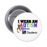Llevo la cinta del autismo para mis estudiantes pins