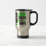 Llevo la verde lima para mi linfoma de la esposa tazas de café