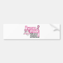 LLEVO ROSA ETIQUETA DE PARACHOQUE