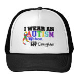Llevo una cinta del autismo para mi hija gorro de camionero