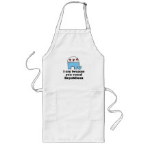 Lloro porque usted votó la camiseta republicana de delantales