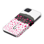 Lloviendo iphone de los corazones 4 cubiertas Case-Mate iPhone 4 carcasa