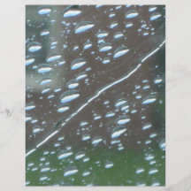 Lluvia rayada flyer a todo color