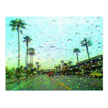 Lluvia salvaje postal