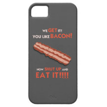 ¡Lo conseguimos! ¡usted tiene gusto del tocino! ca iPhone 5 Case-Mate Carcasas