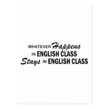 Lo que sucede - clase de inglés postal