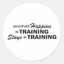 Lo que sucede - entrenamiento pegatinas  