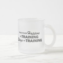 Lo que sucede - entrenamiento taza de café