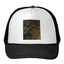 Lobo en gorra de béisbol del claro de luna