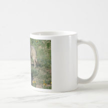 Lobo mexicano en peligro taza de café
