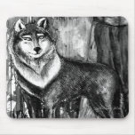 Lobo Mousepad de la guía del alcohol Alfombrilla De Ratón