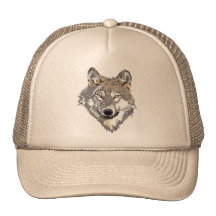 Lobo solitario gorros  