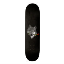 Lobo subió patines personalizados