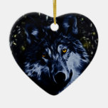 Lobo y estrellas ornamentos de reyes magos