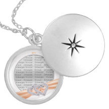 Locket de encargo de la cinta de la mandarina de l colgante personalizado
