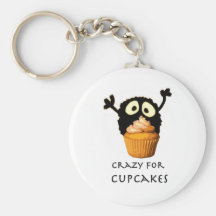 Loco para las magdalenas llaveros personalizados