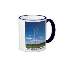 Loco por la taza de la energía eólica