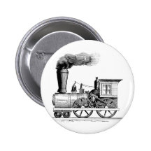 Locomotora de vapor de antaño pin