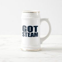Locomotoras de vapor conseguidas del vapor taza de café
