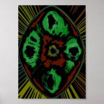 Locura coloreada poster