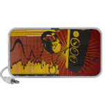 Locutores y locutor del Doodle de las auriculares Laptop Altavoces