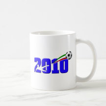 Logotipo 2010 de Azzurri del fútbol de Italia Taza