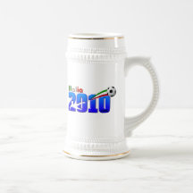Logotipo 2010 de Italia del fútbol de Italia Taza De Café