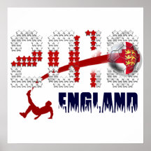 Logotipo 2010 del fútbol de Inglaterra para los fa Impresiones
