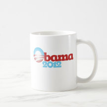 Logotipo 2012 de Obama Tazas De Café