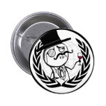 Logotipo anónimo de LulzSec Pin