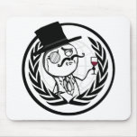 Logotipo anónimo de LulzSec Tapete De Ratón