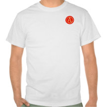 Logotipo ateo camiseta