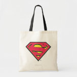 Logotipo clásico del superhombre bolsas lienzo