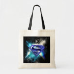 Logotipo cristalino Azul-Blanco del superhombre Bolsas
