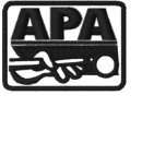 Logotipo de APA - azul Camiseta Polo Bordada