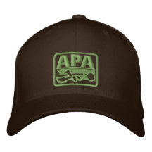 Logotipo de APA - gris Gorras Bordadas