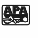 Logotipo de APA - negro Camiseta Polo